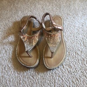 Bedazzled sandals